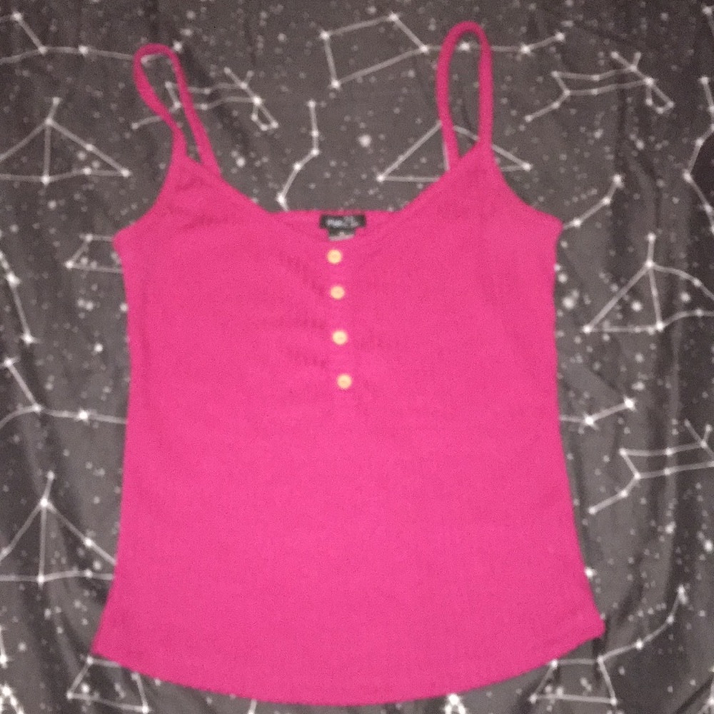 Burgundy tank top